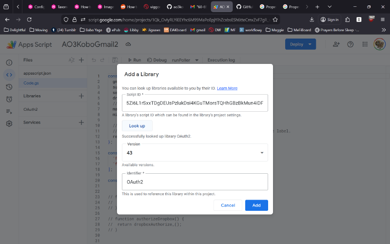 Add the OAuth2 library